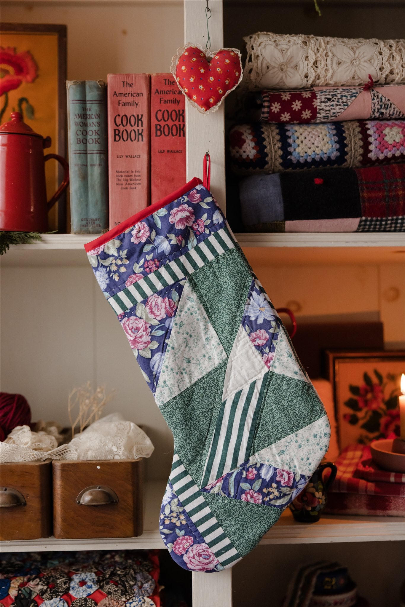 Heirloom Quilt Stocking