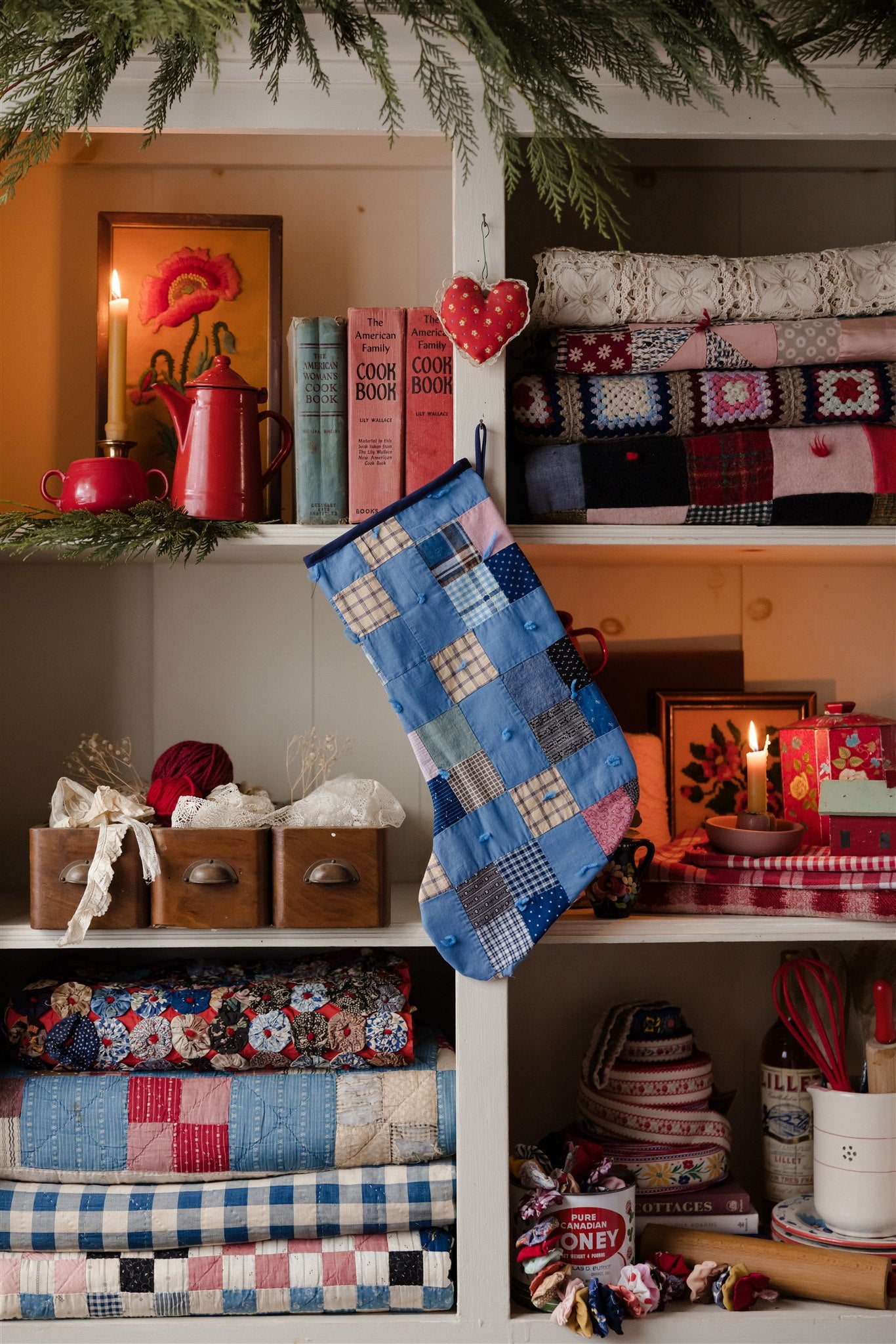 Heirloom Quilt Stocking