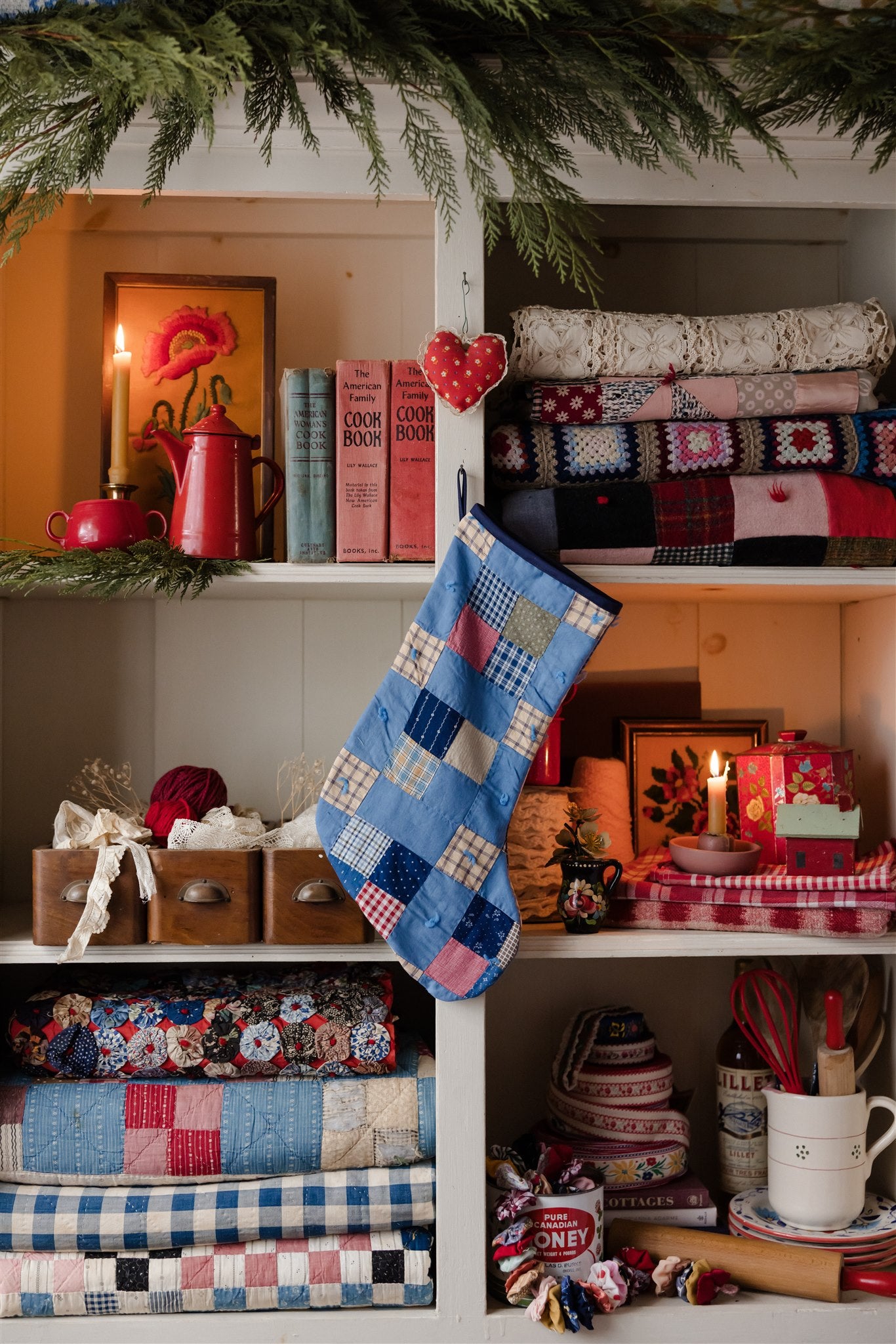 Heirloom Quilt Stocking