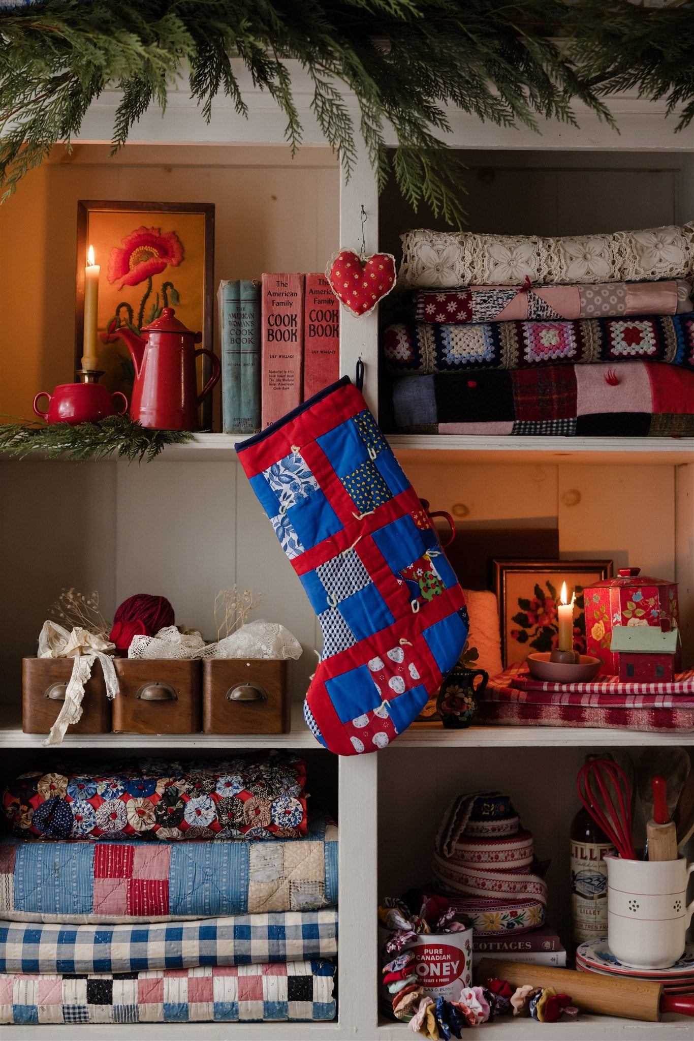 Heirloom Quilt Stocking