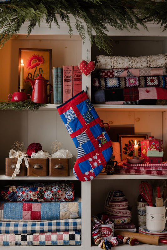 Heirloom Quilt Stocking