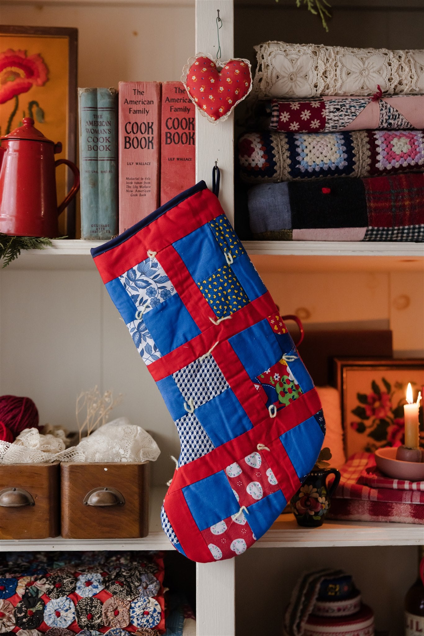 Heirloom Quilt Stocking