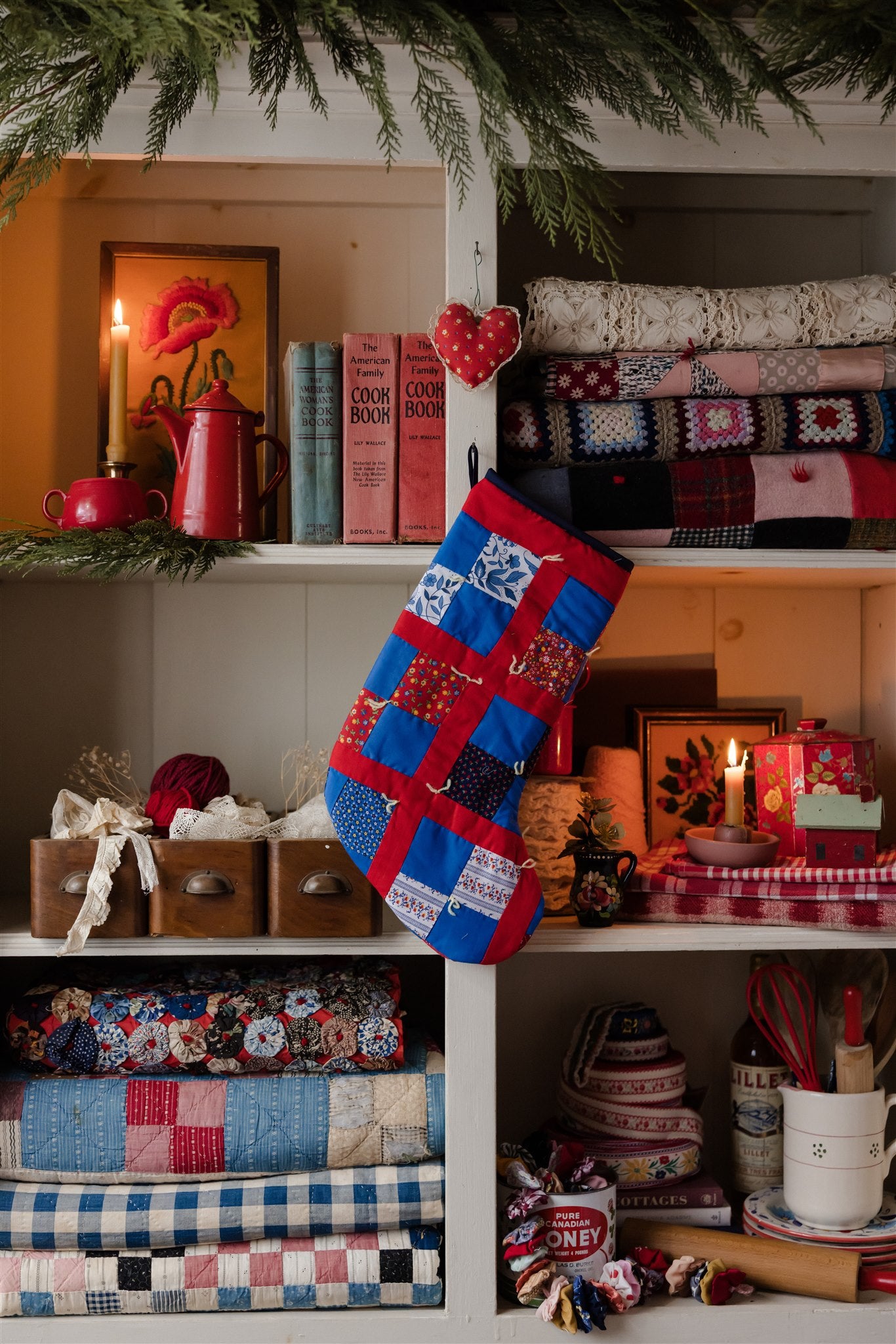 Heirloom Quilt Stocking