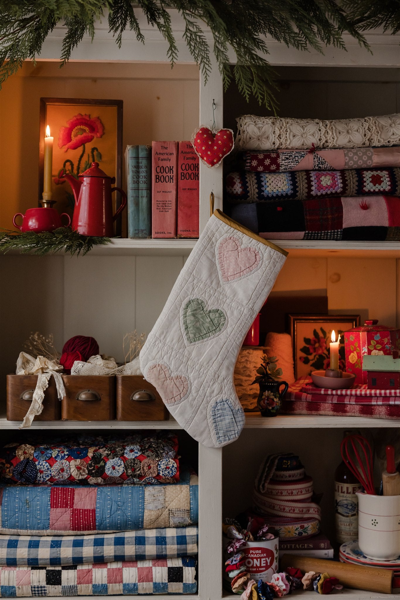 Heirloom Quilt Stocking