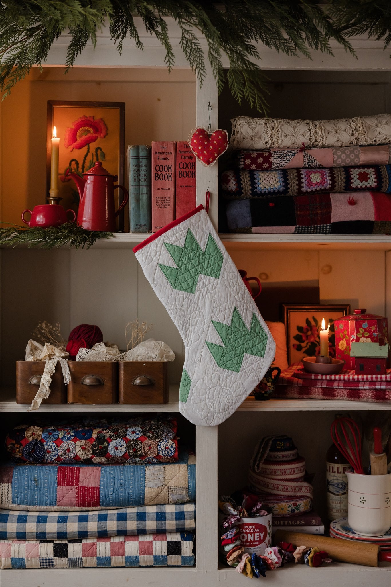 Heirloom Quilt Stocking