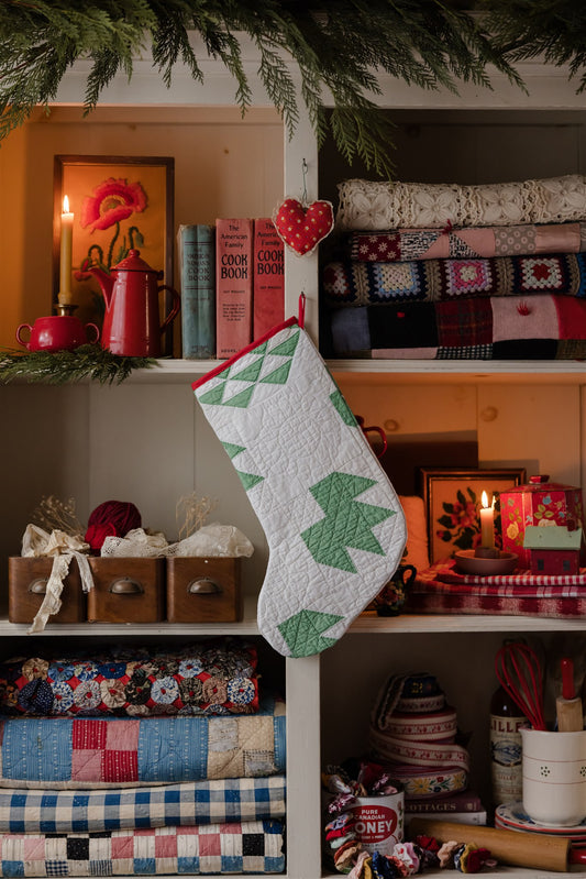 Heirloom Quilt Stocking
