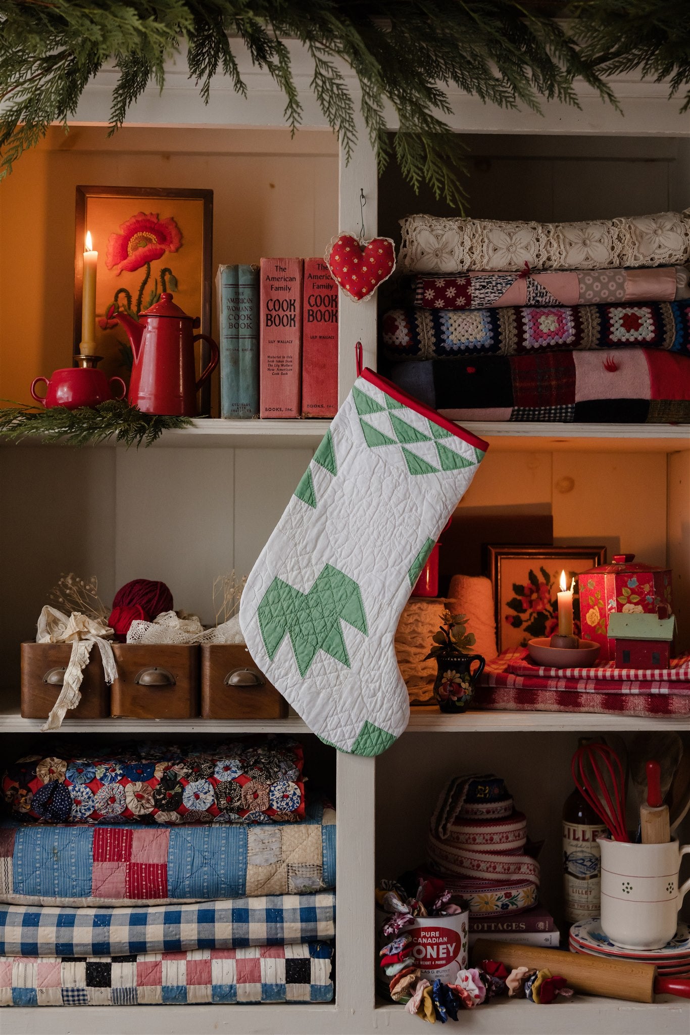 Heirloom Quilt Stocking