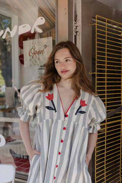 The Devon Dress | Stripe