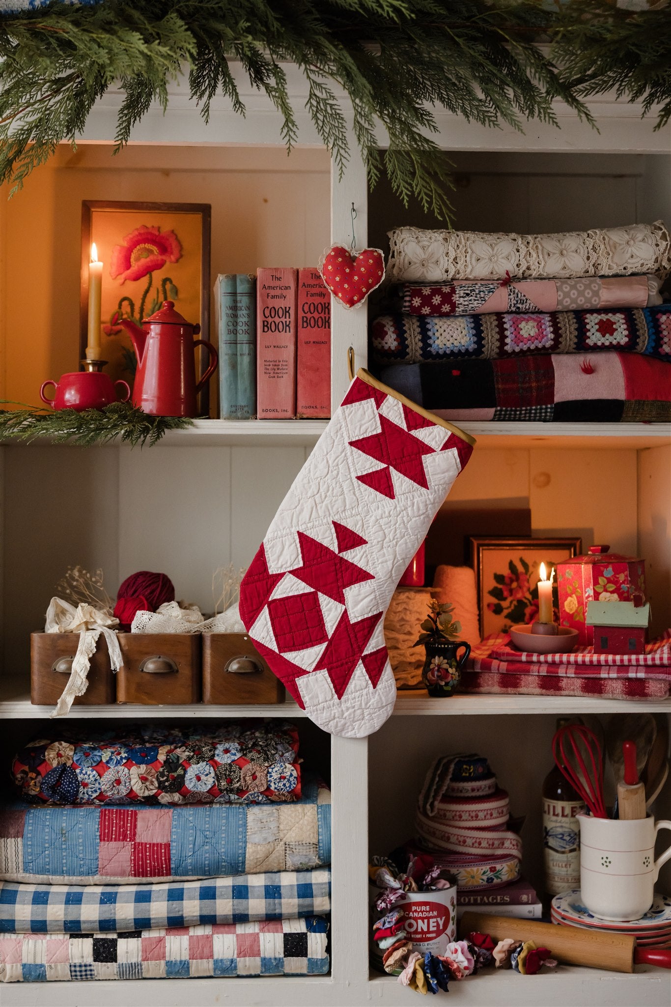 Heirloom Quilt Stocking