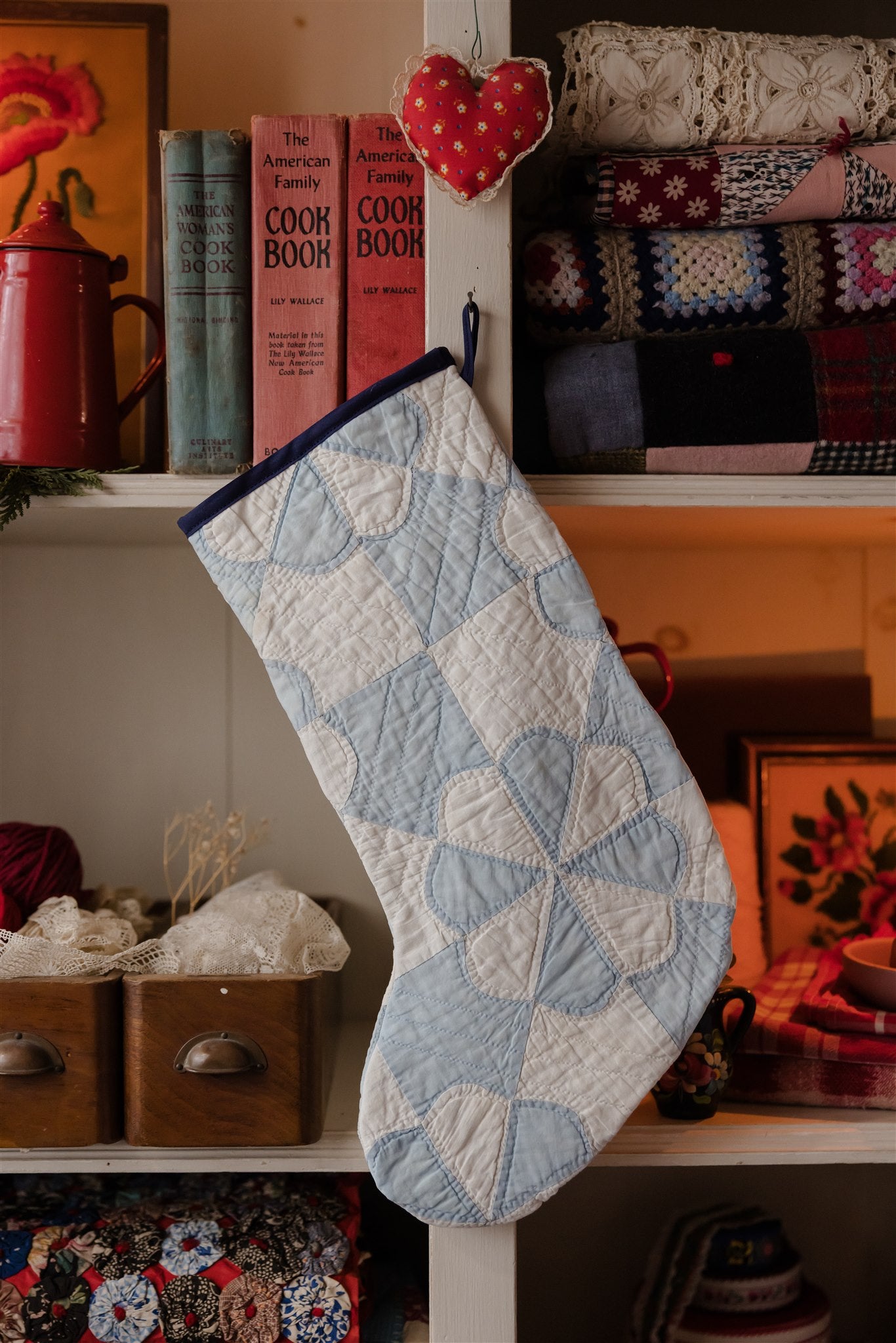 Heirloom Quilt Stocking