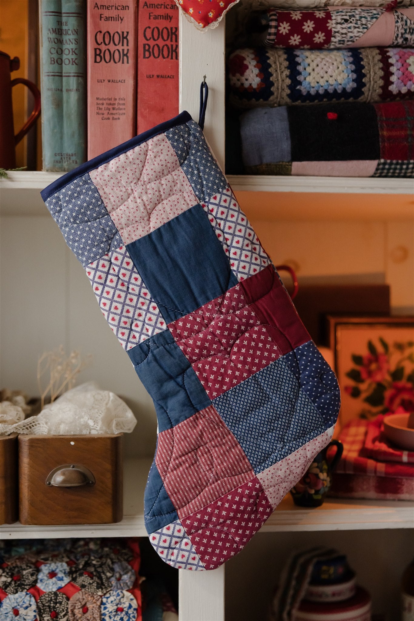 Heirloom Quilt Stocking