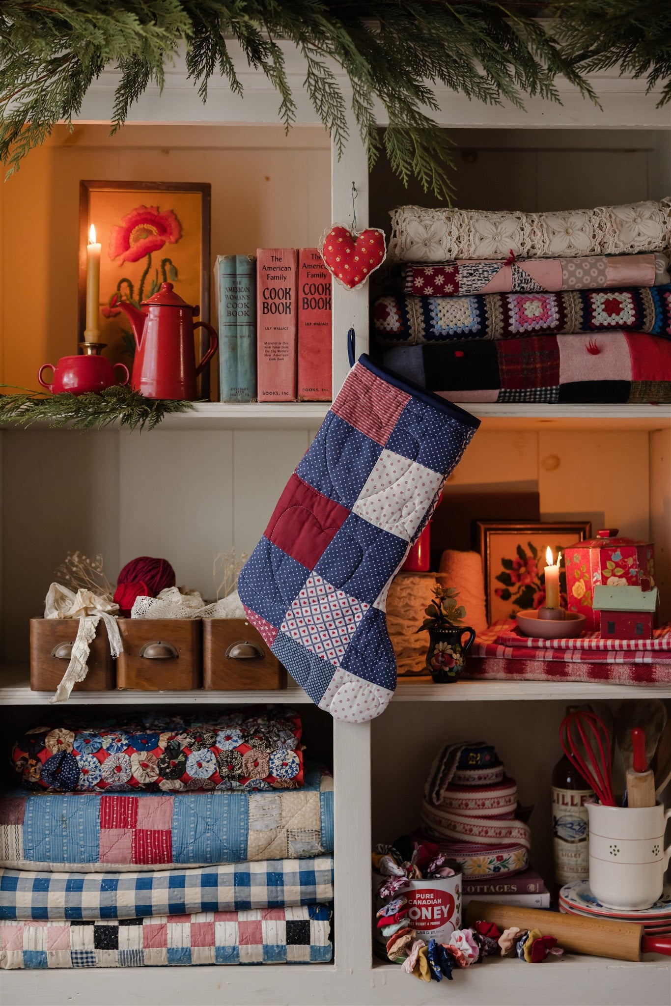 Heirloom Quilt Stocking