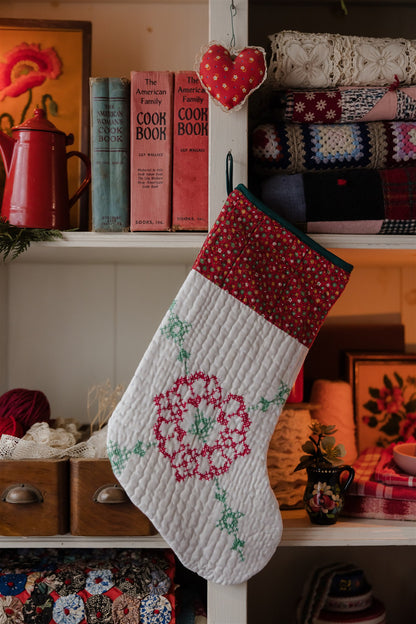 Heirloom Quilt Stocking
