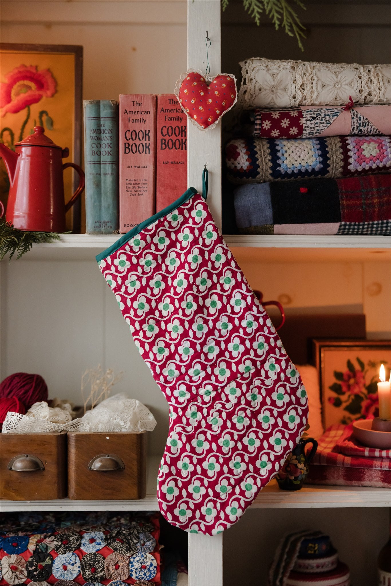 Heirloom Quilt Stocking
