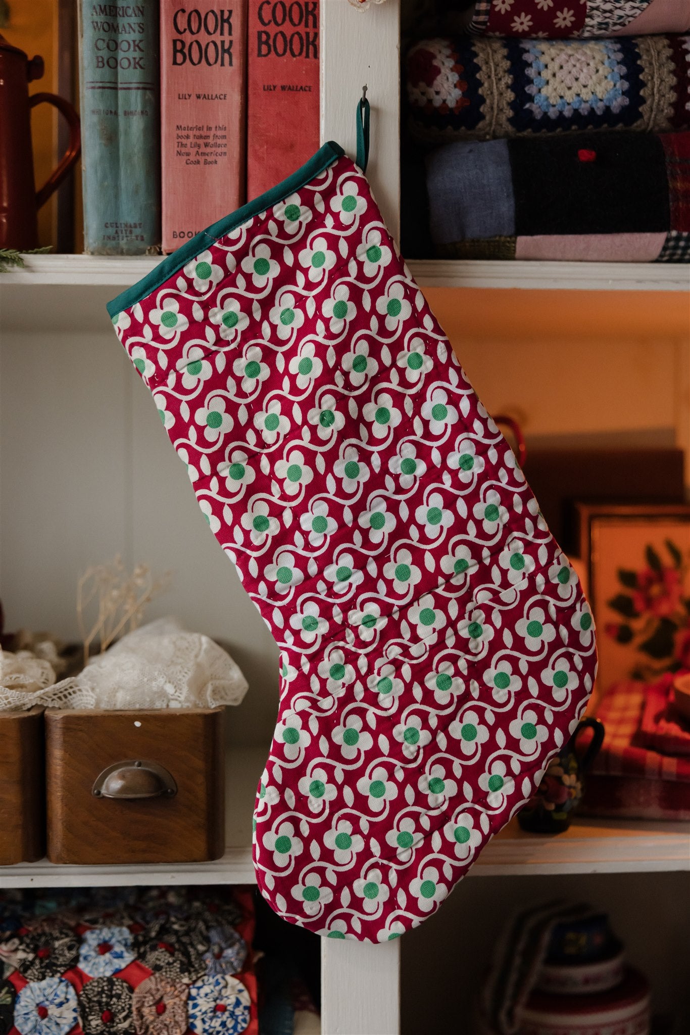 Heirloom Quilt Stocking