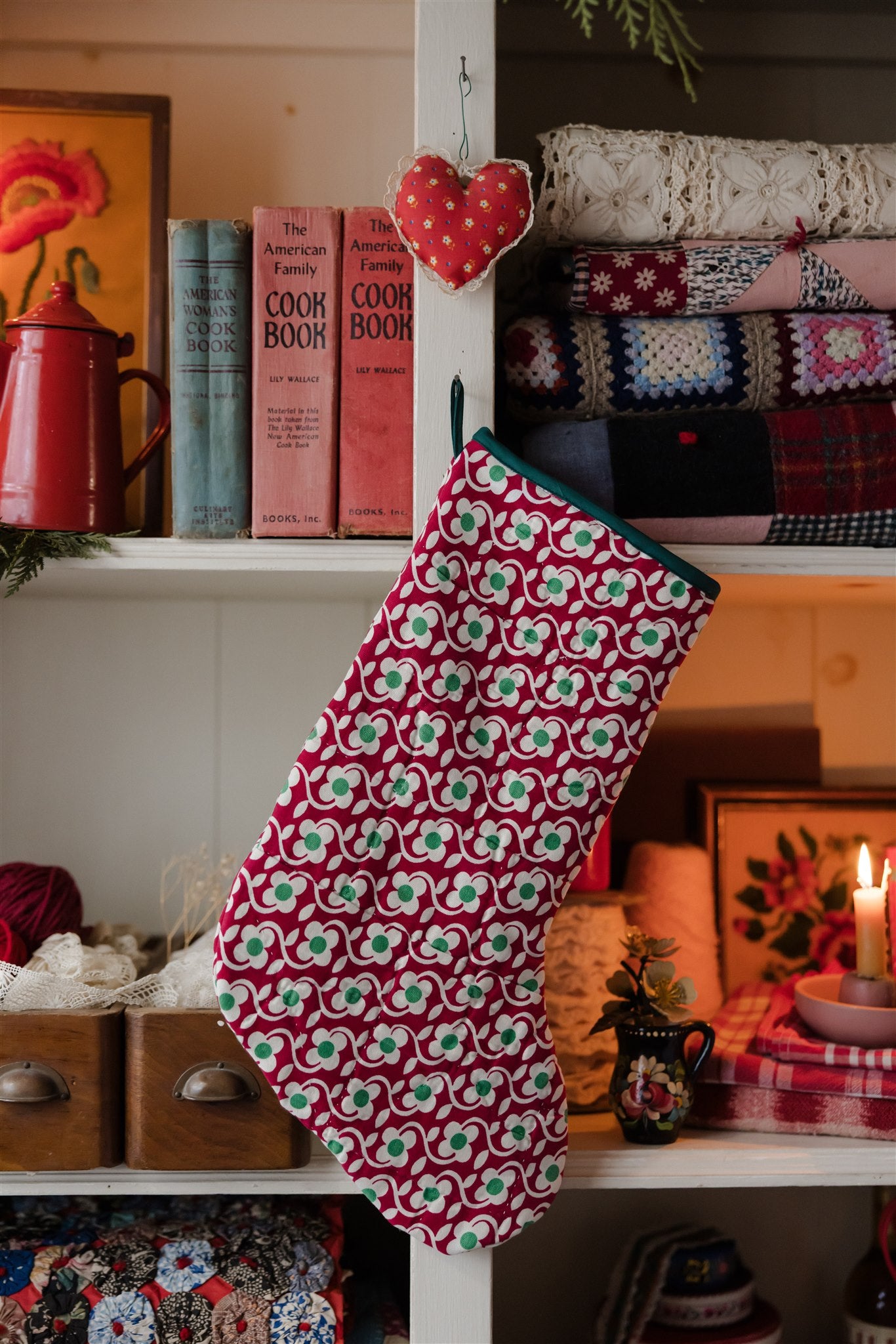 Heirloom Quilt Stocking