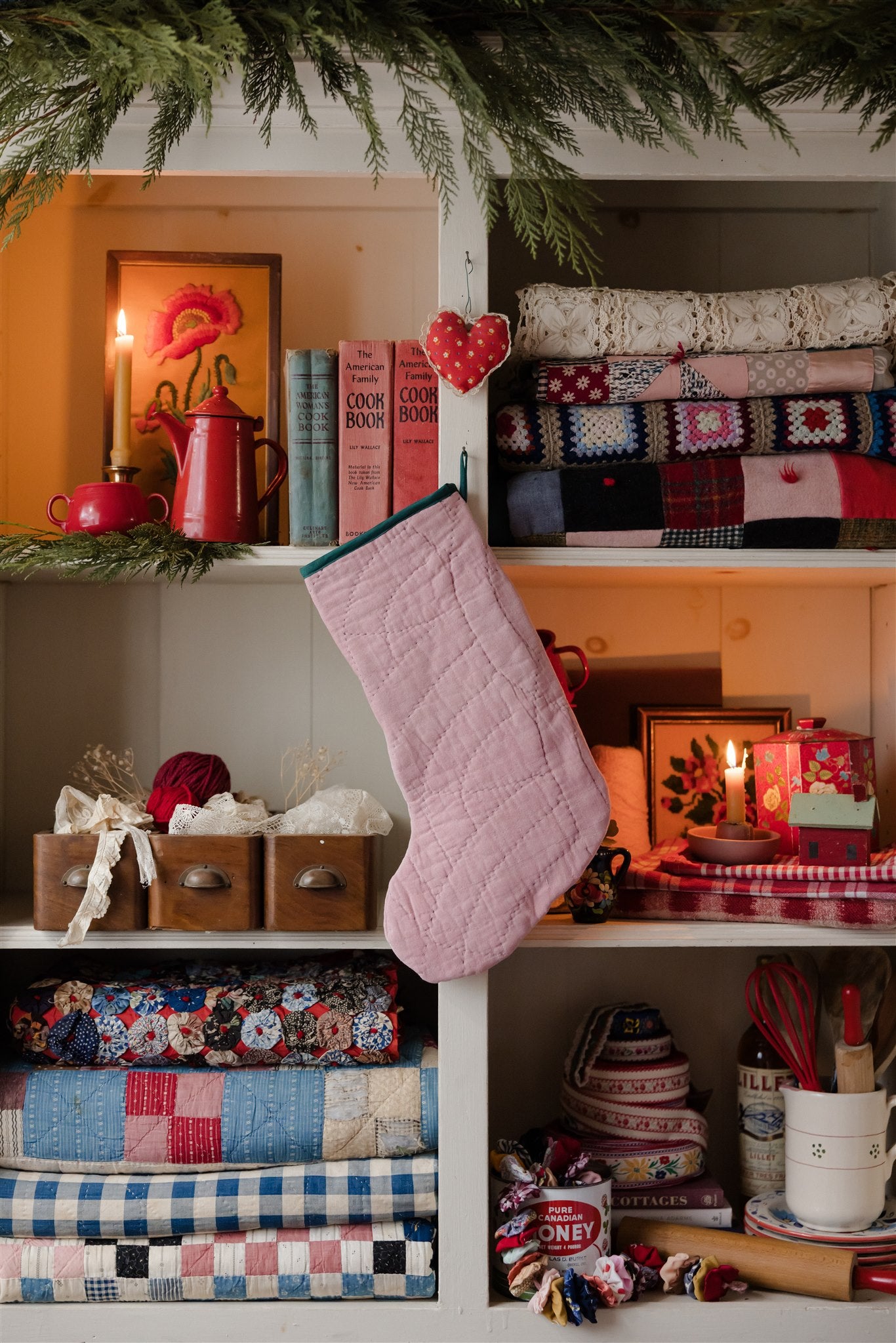 Heirloom Quilt Stocking