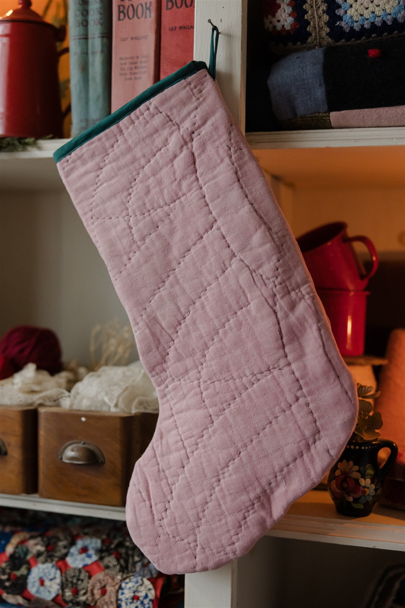 Heirloom Quilt Stocking