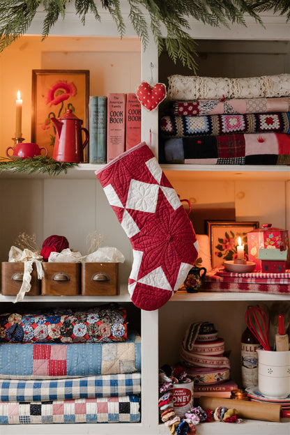 Heirloom Quilt Stocking