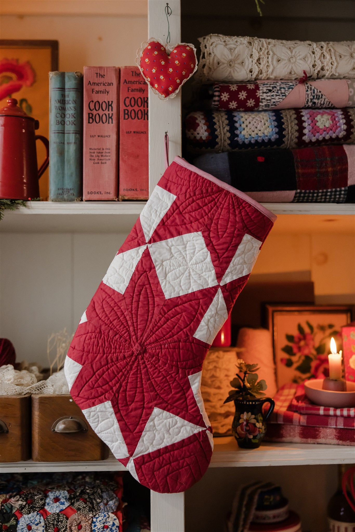 Heirloom Quilt Stocking
