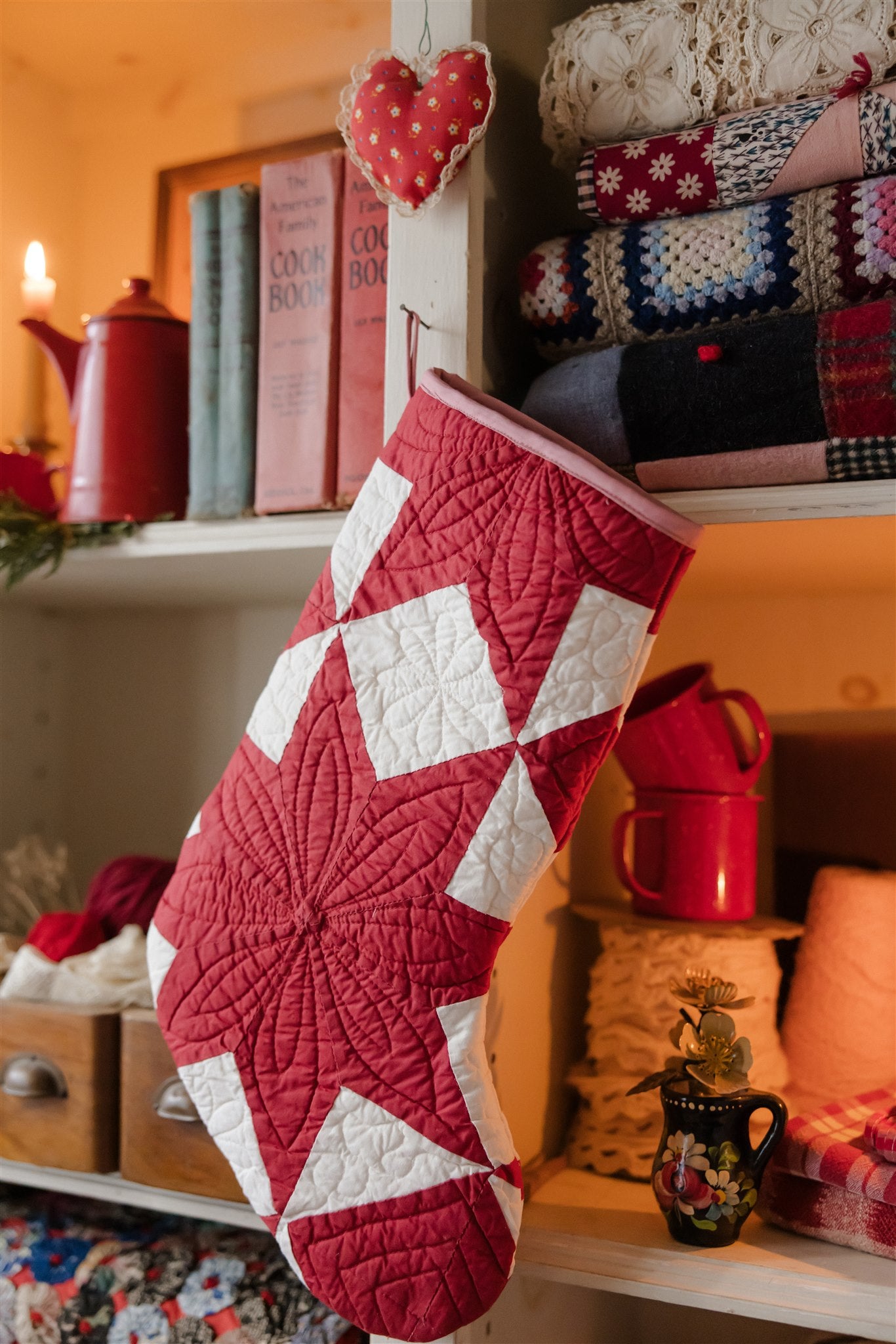 Heirloom Quilt Stocking