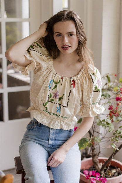 The Albany Blouse | Heirloom Needlepoint