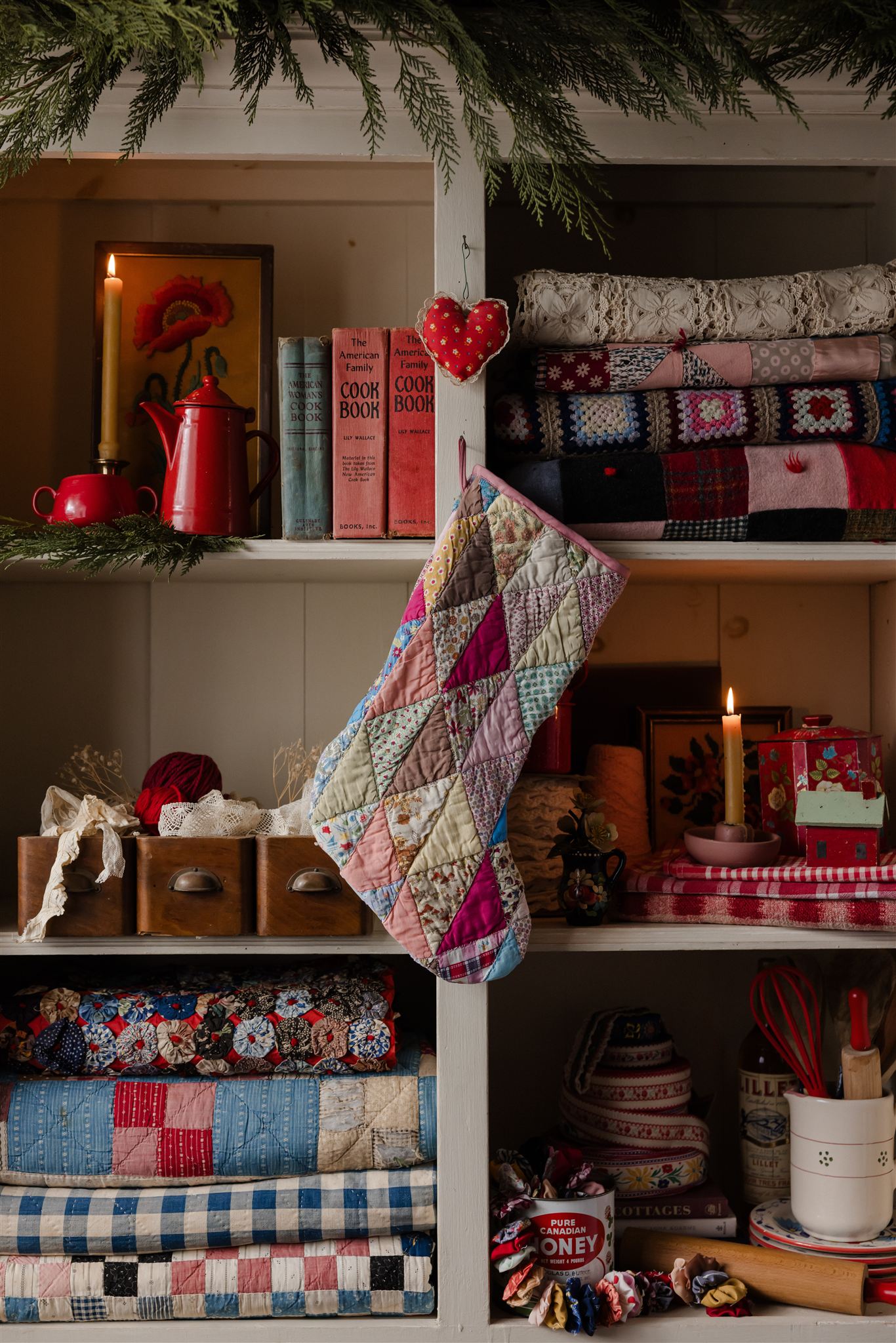 Heirloom Quilt Stocking