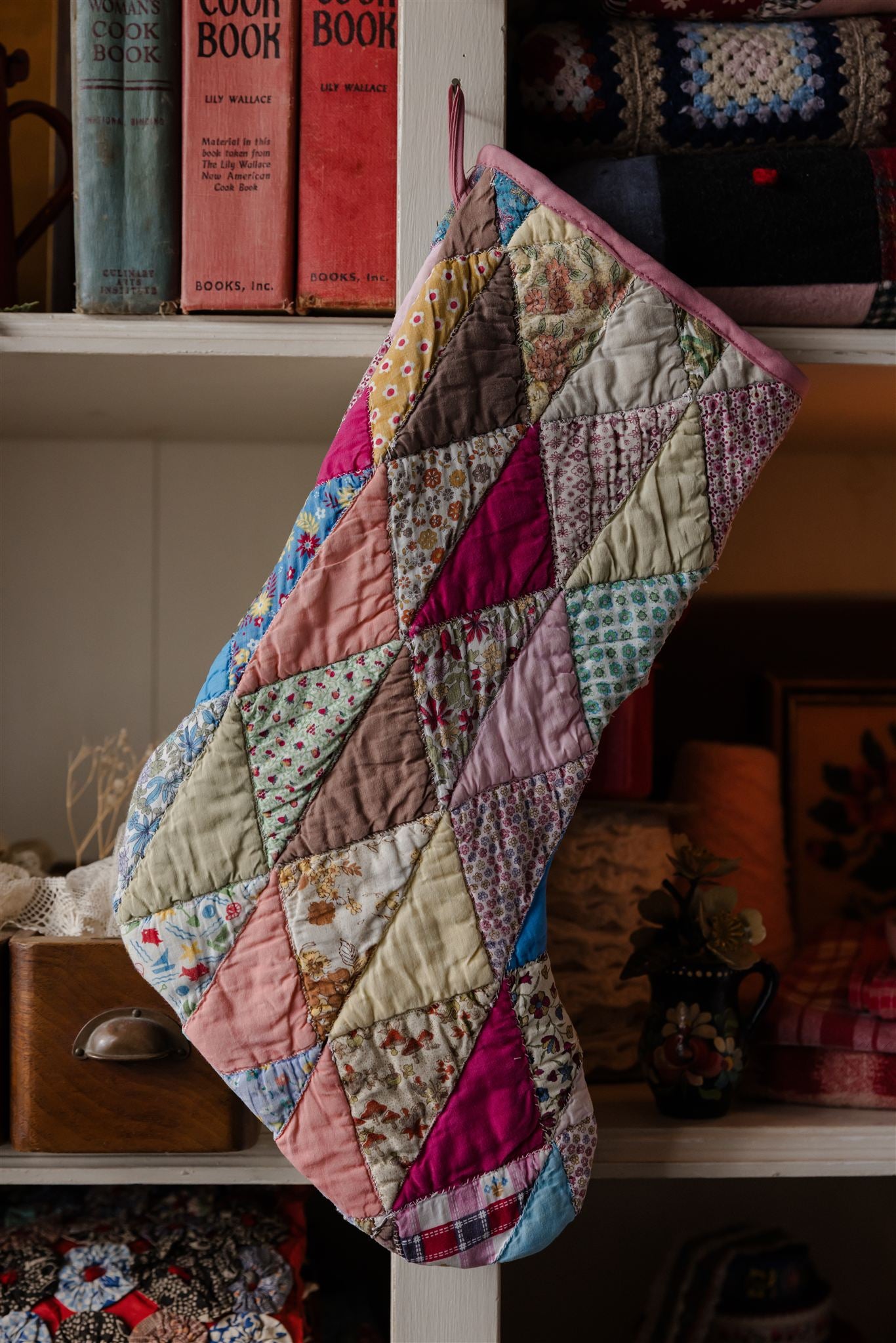 Heirloom Quilt Stocking