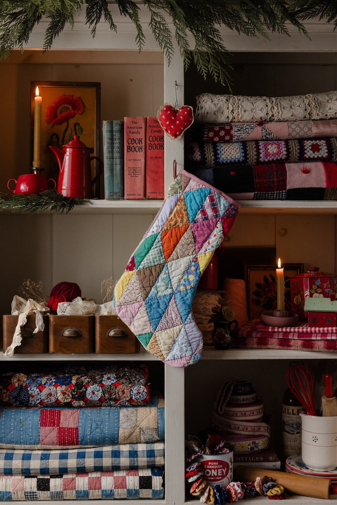 Heirloom Quilt Stocking