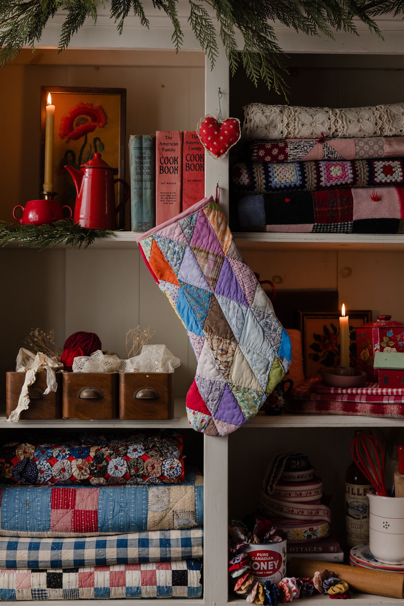 Heirloom Quilt Stocking