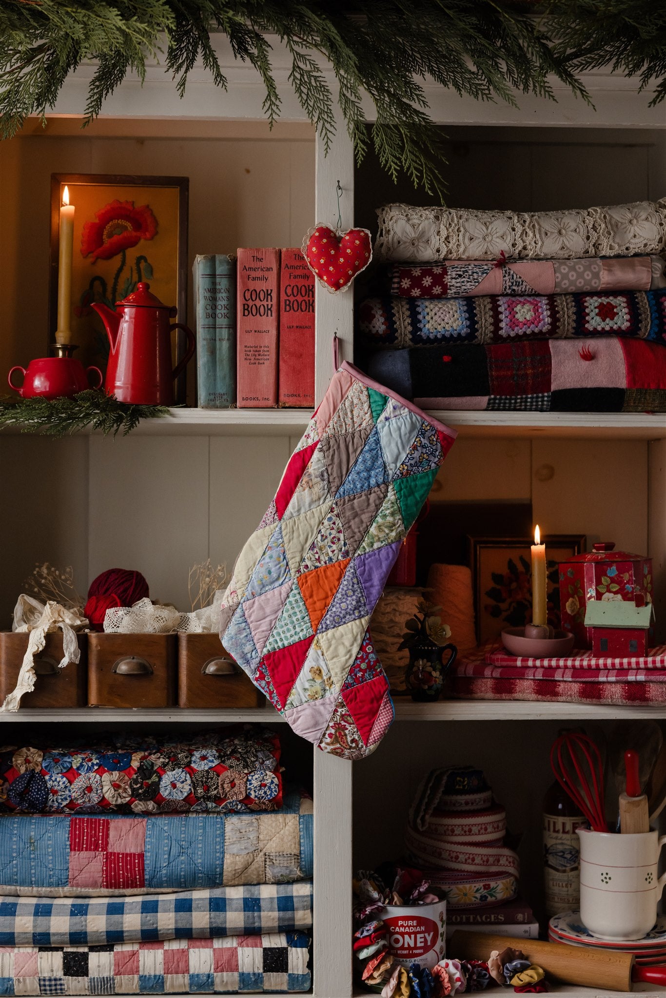 Heirloom Quilt Stocking