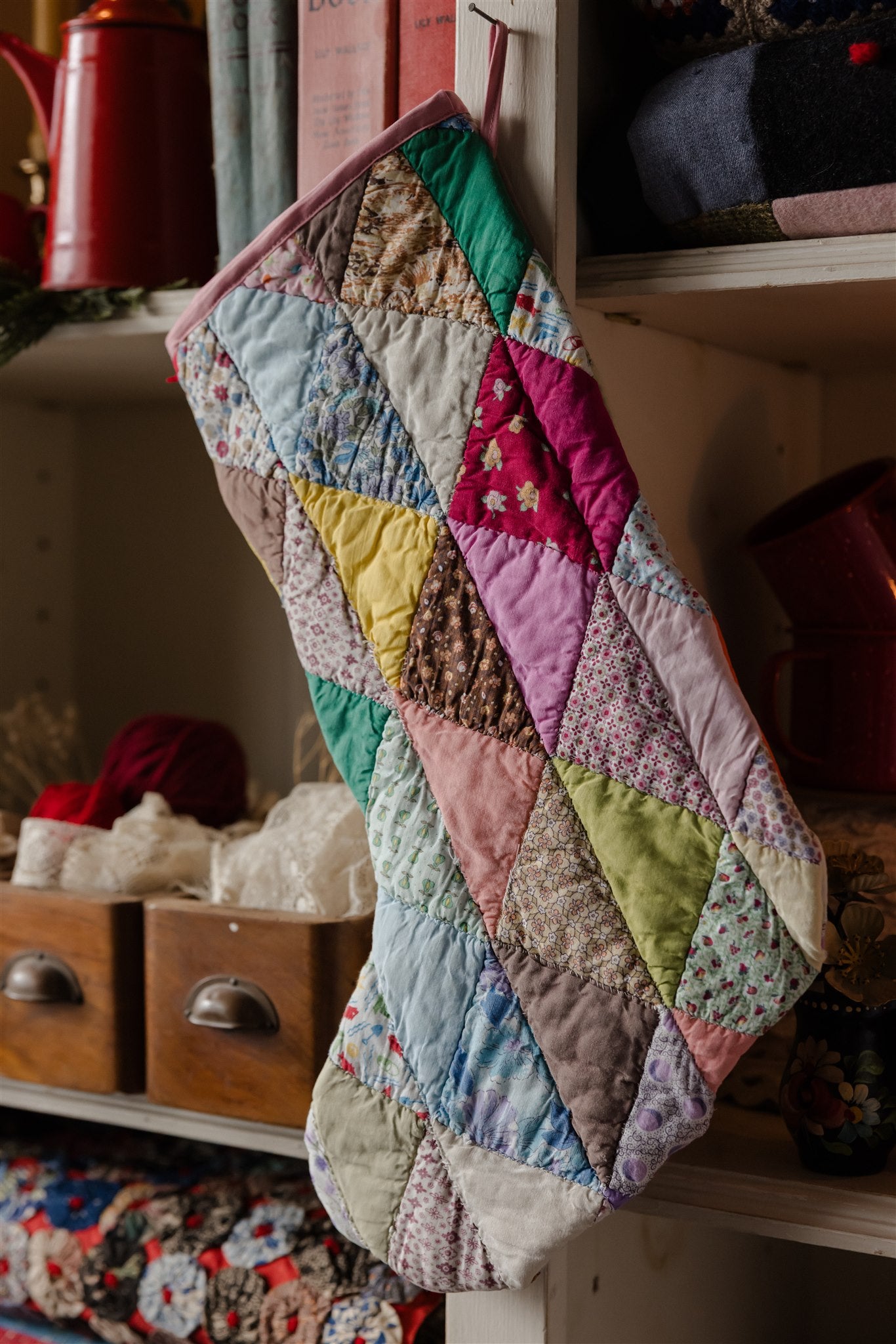Heirloom Quilt Stocking