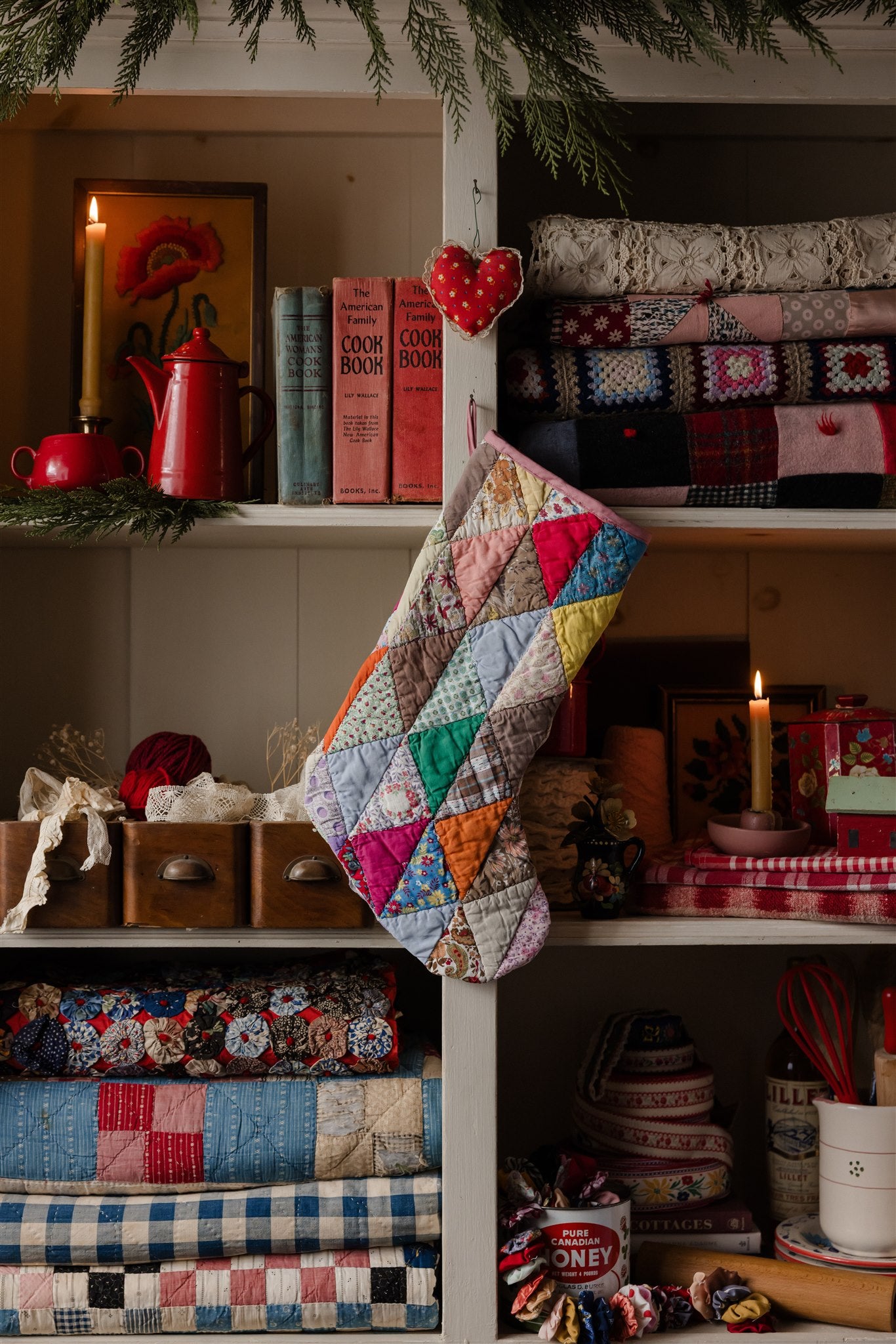 Heirloom Quilt Stocking