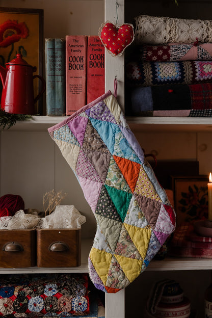 Heirloom Quilt Stocking