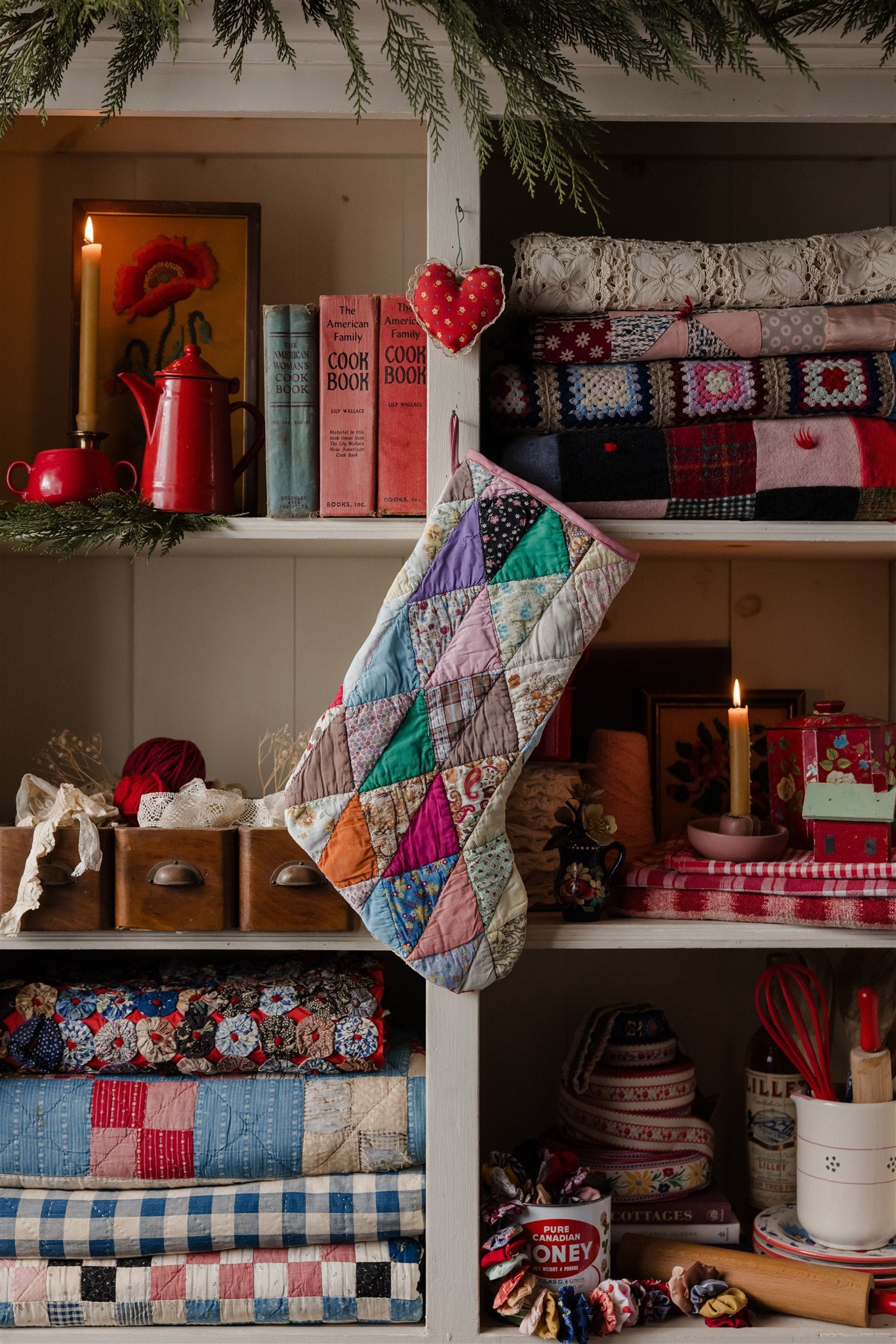 Heirloom Quilt Stocking