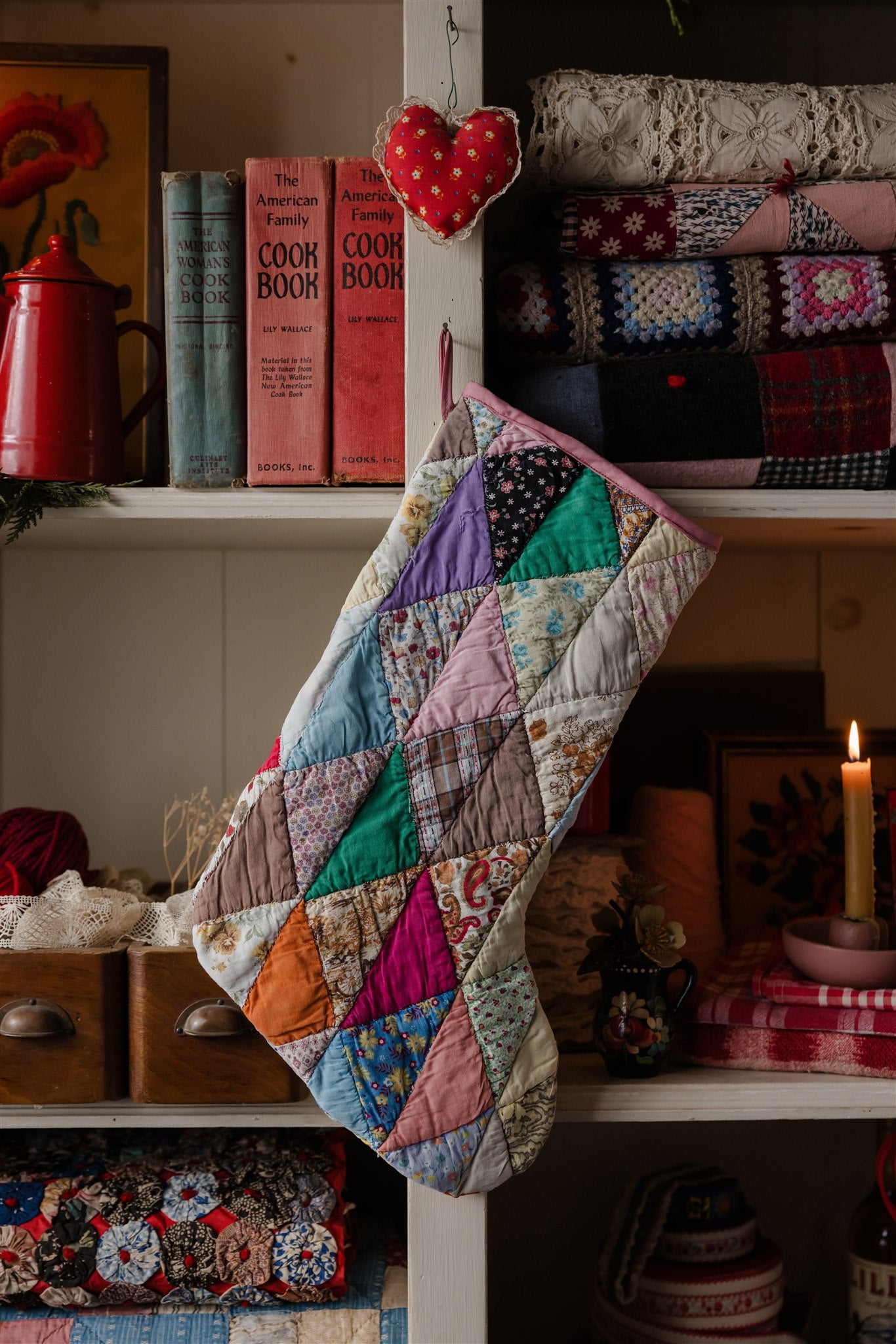 Heirloom Quilt Stocking