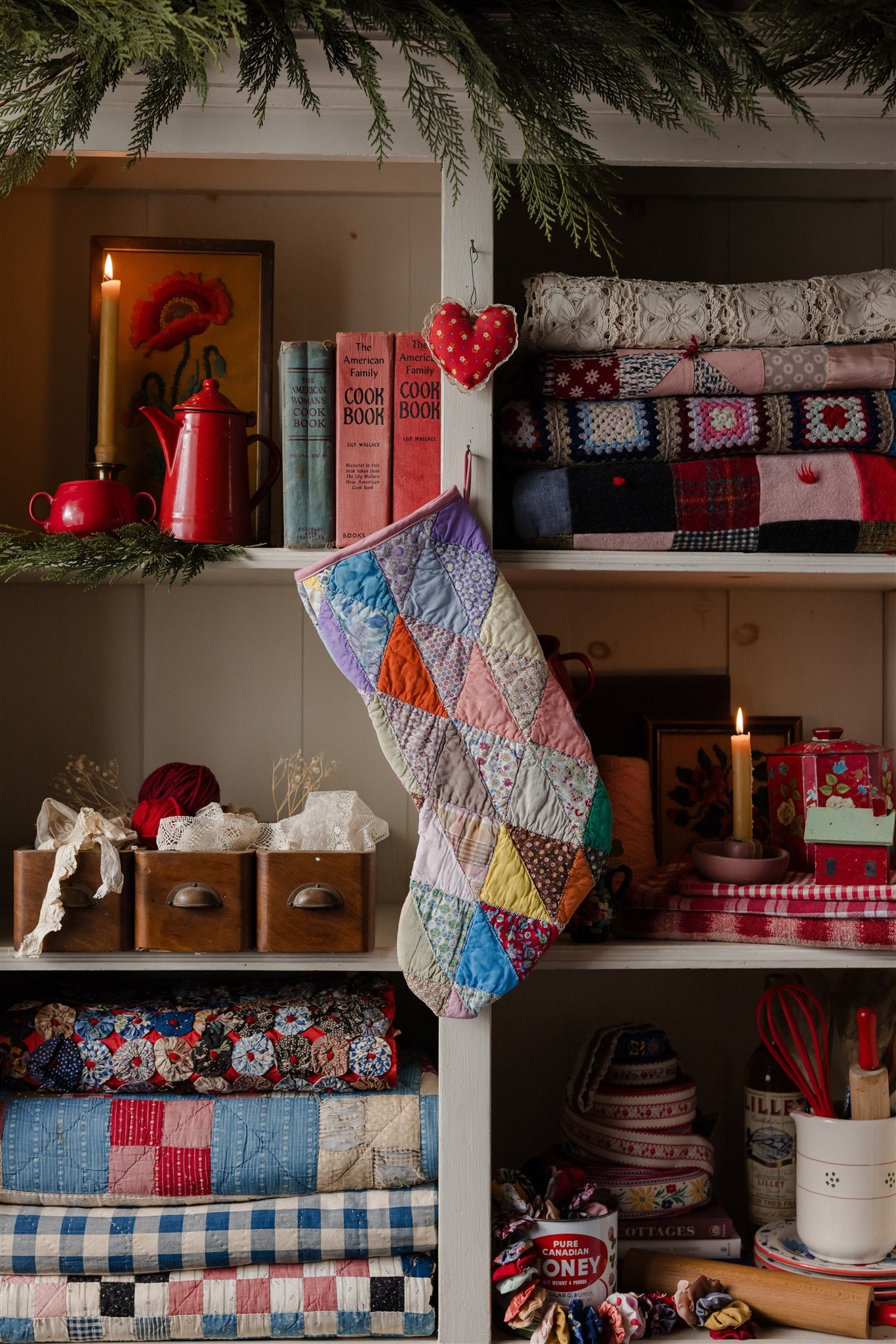 Heirloom Quilt Stocking