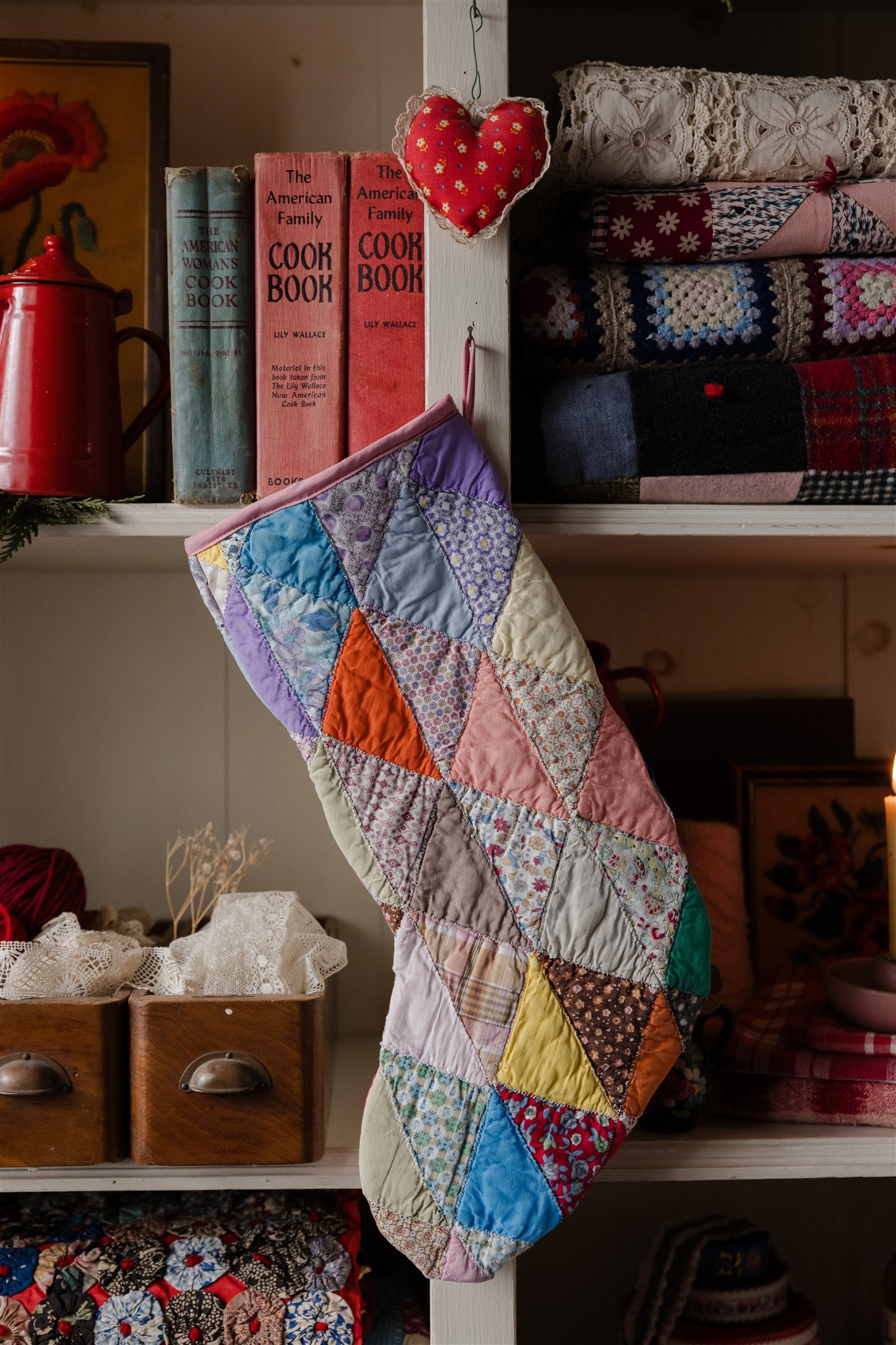 Heirloom Quilt Stocking
