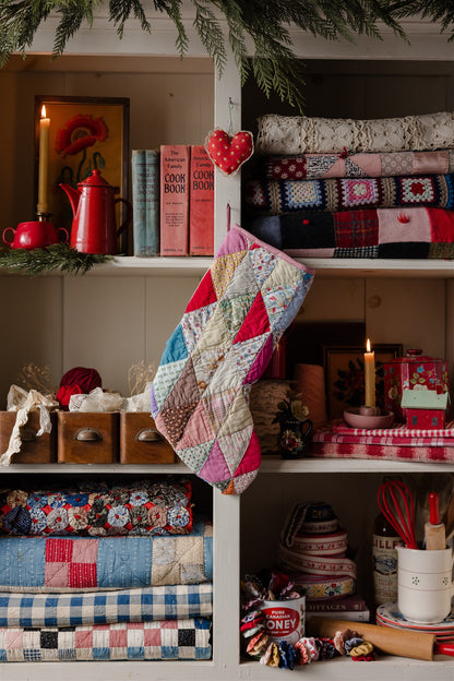 Heirloom Quilt Stocking