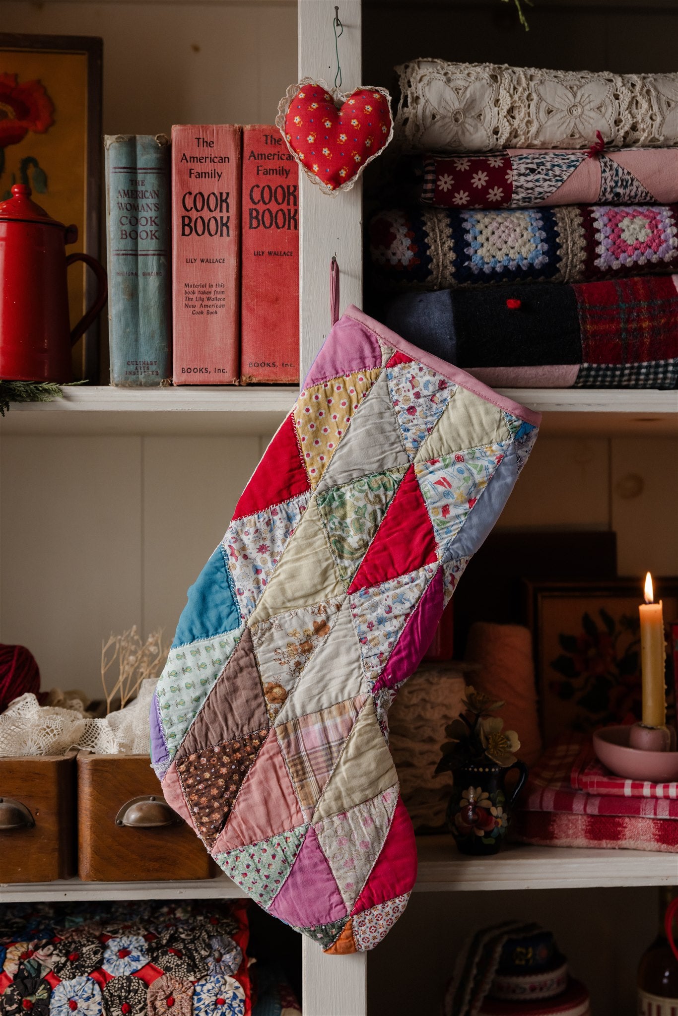 Heirloom Quilt Stocking