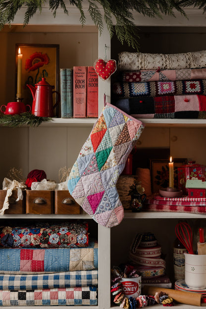 Heirloom Quilt Stocking