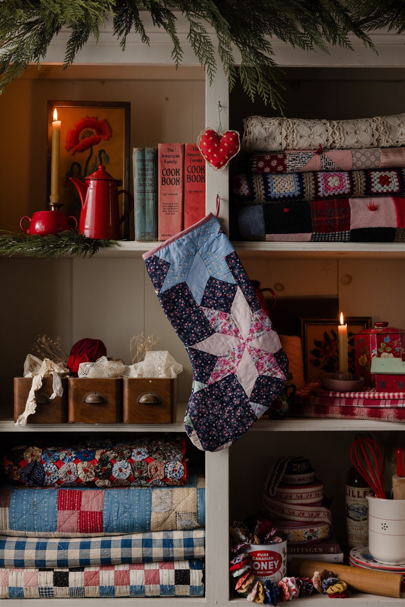 Heirloom Quilt Stocking