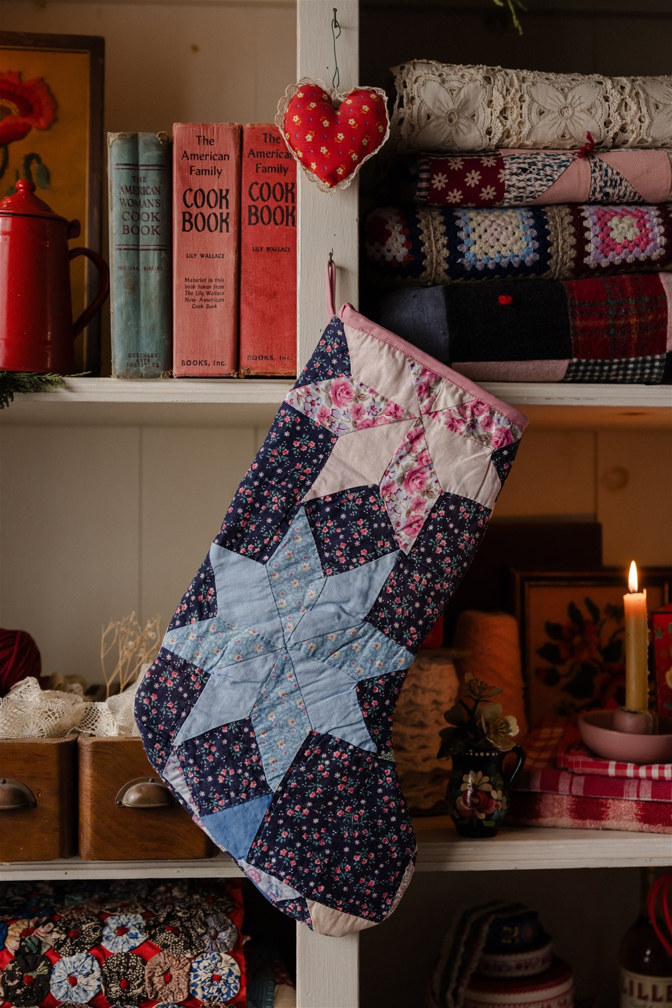 Heirloom Quilt Stocking