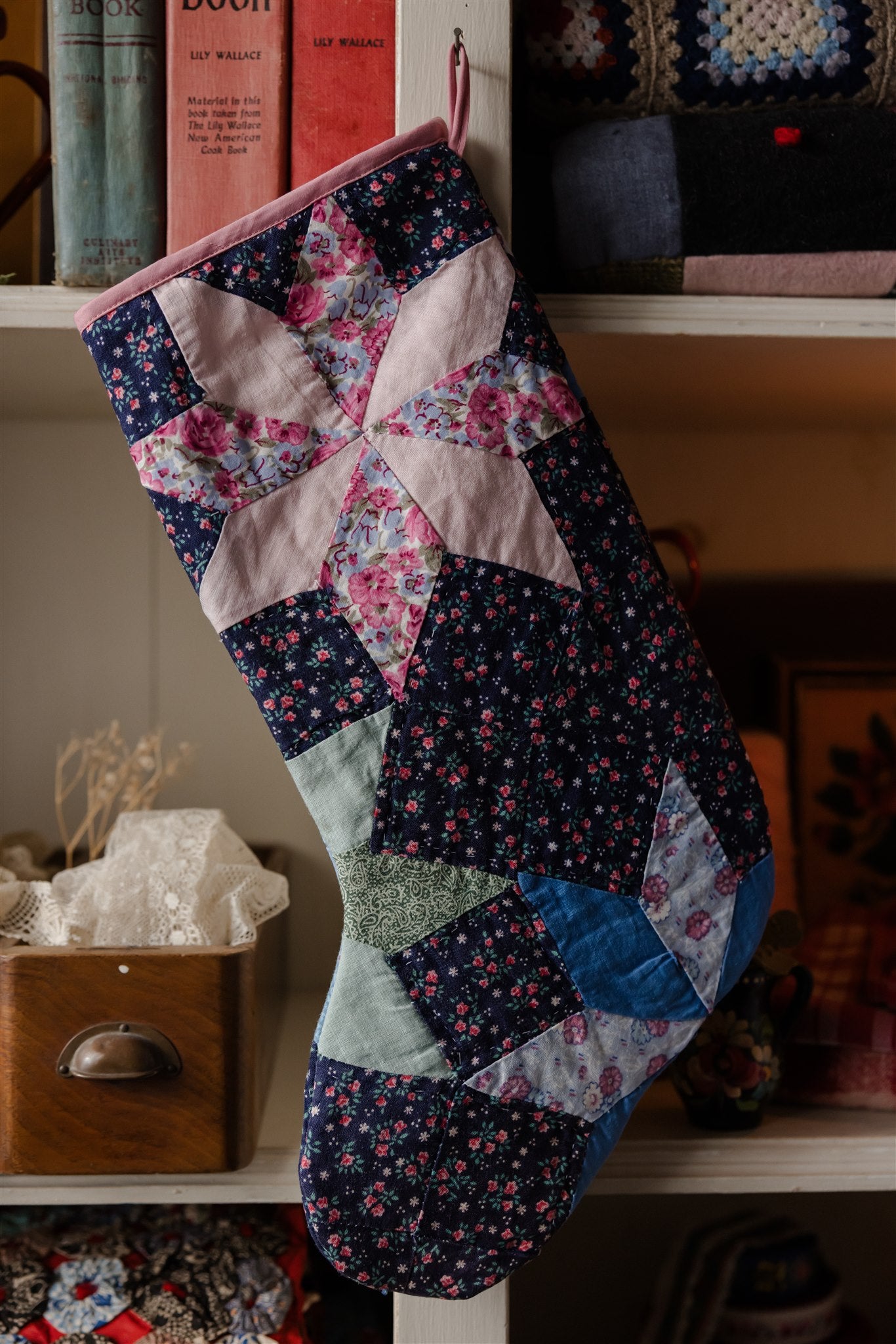 Heirloom Quilt Stocking