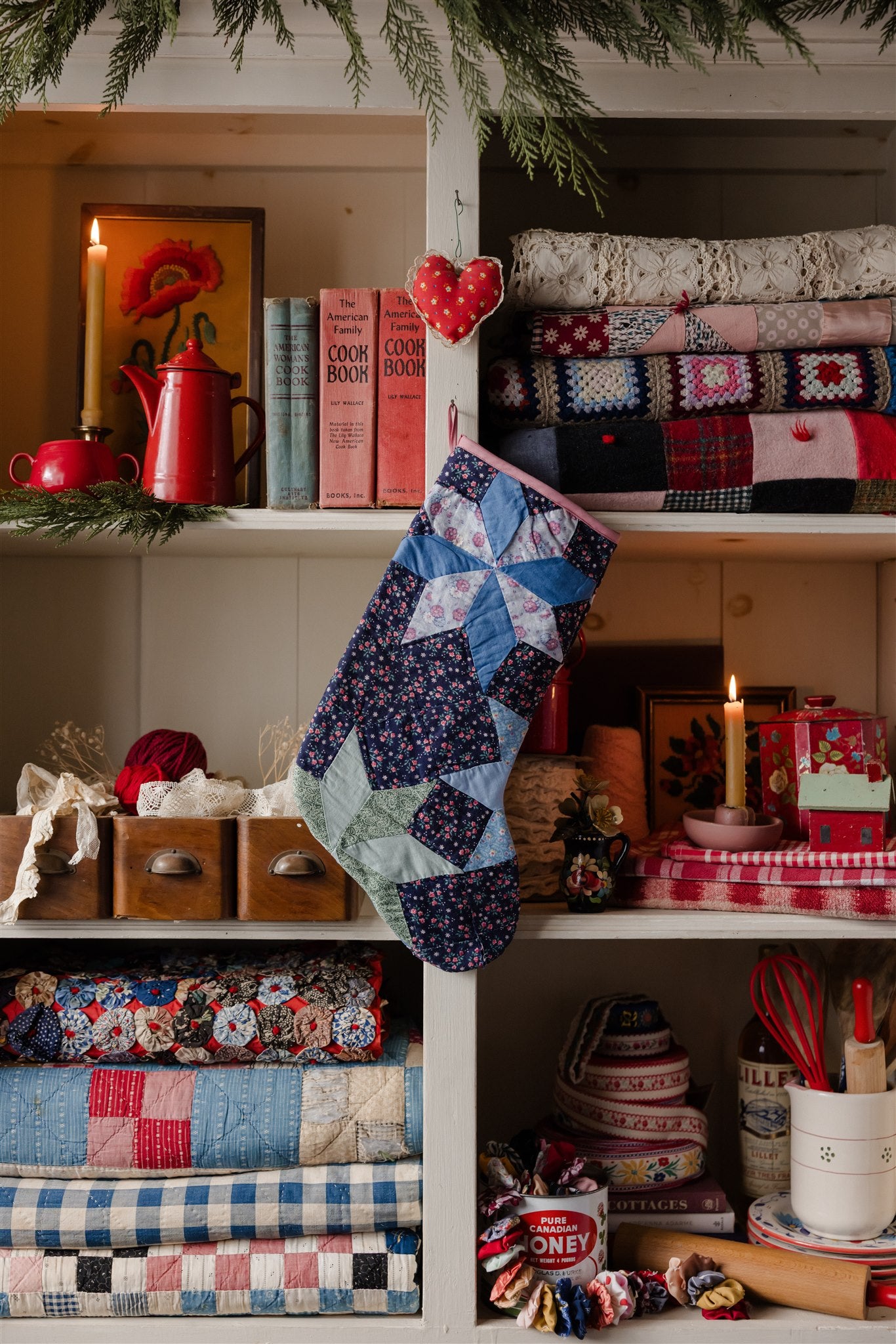 Heirloom Quilt Stocking