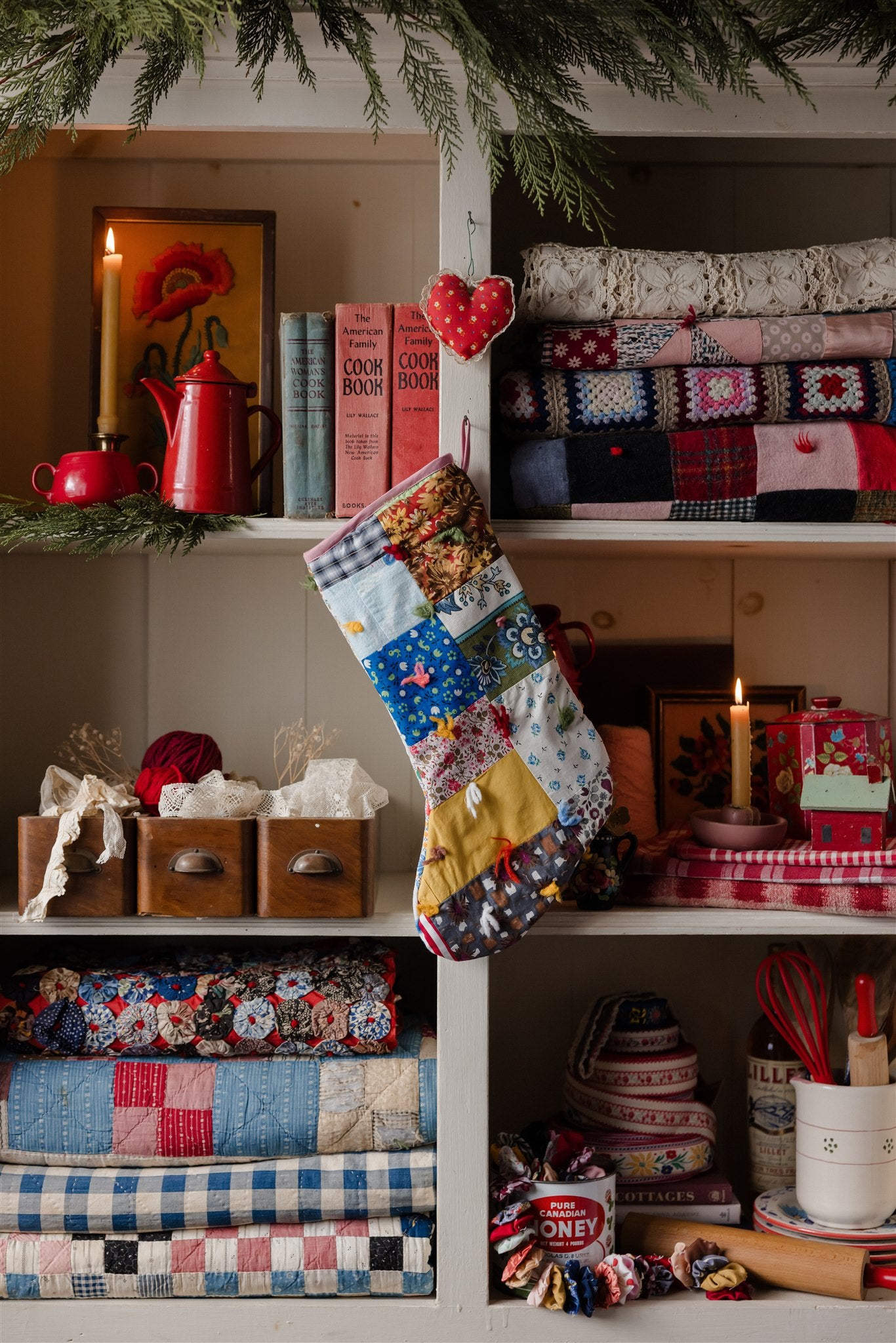 Heirloom Quilt Stocking