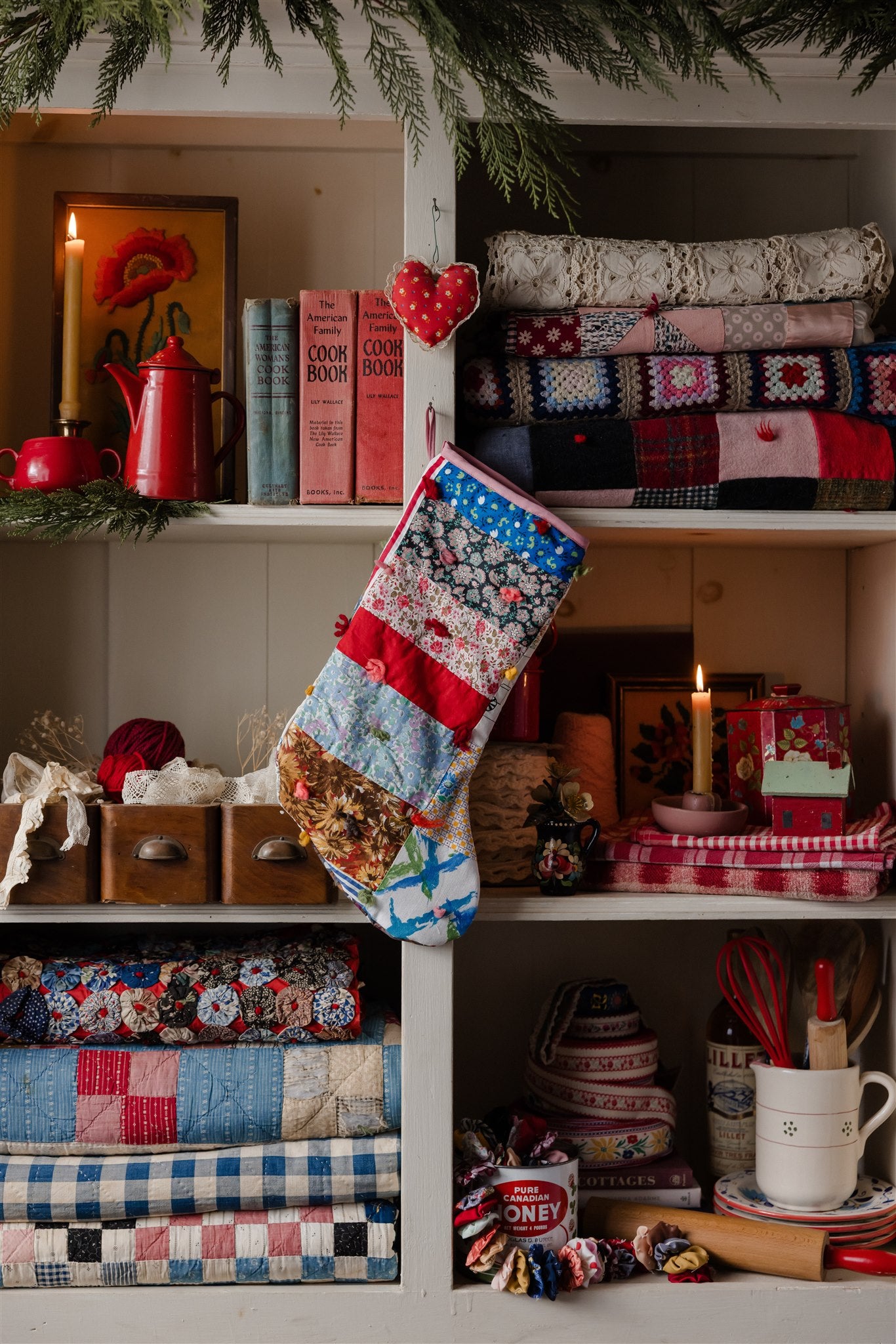 Heirloom Quilt Stocking