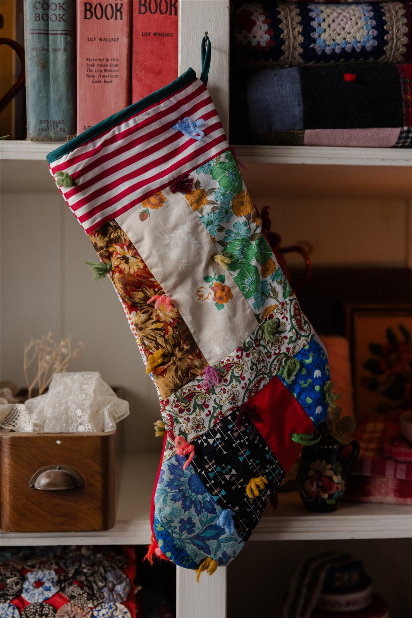 Heirloom Quilt Stocking