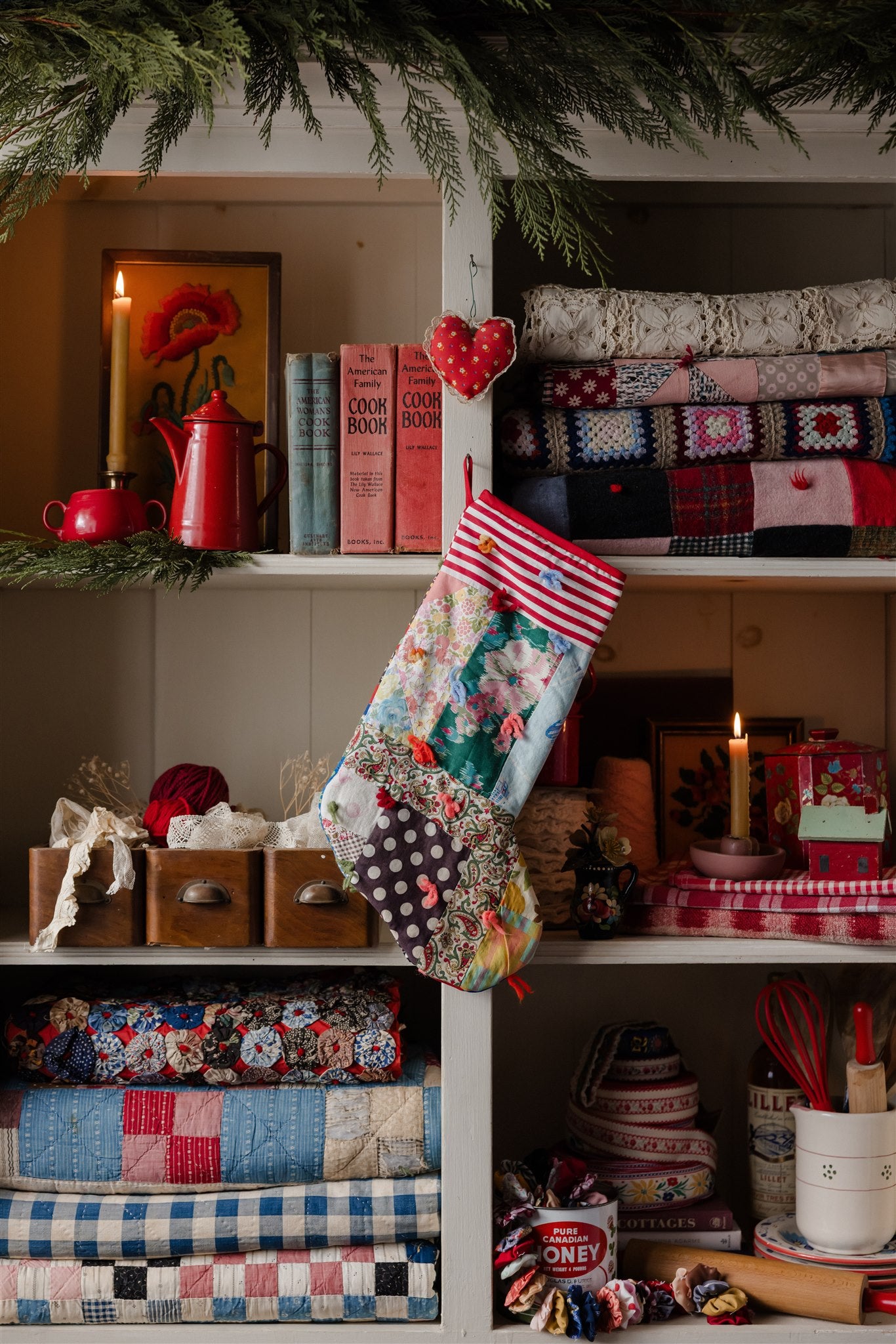 Heirloom Quilt Stocking