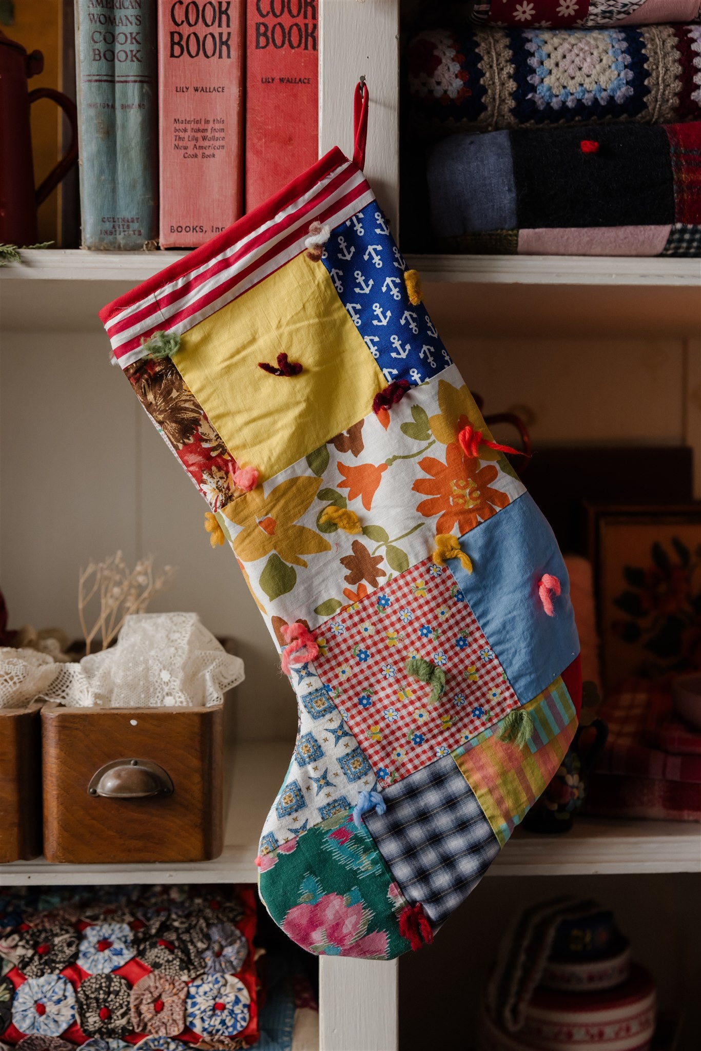 Heirloom Quilt Stocking